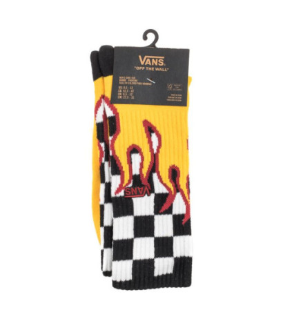 Vans Flame Check Crew Black/White A4TQHZIA1 (VA384-a) kojinės