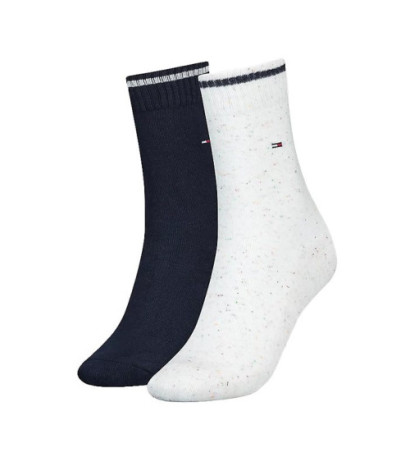 Tommy Hilfiger Th Women Sock 2P Neppy Gif White 701220710 001 039 (TH663-a) zeķes