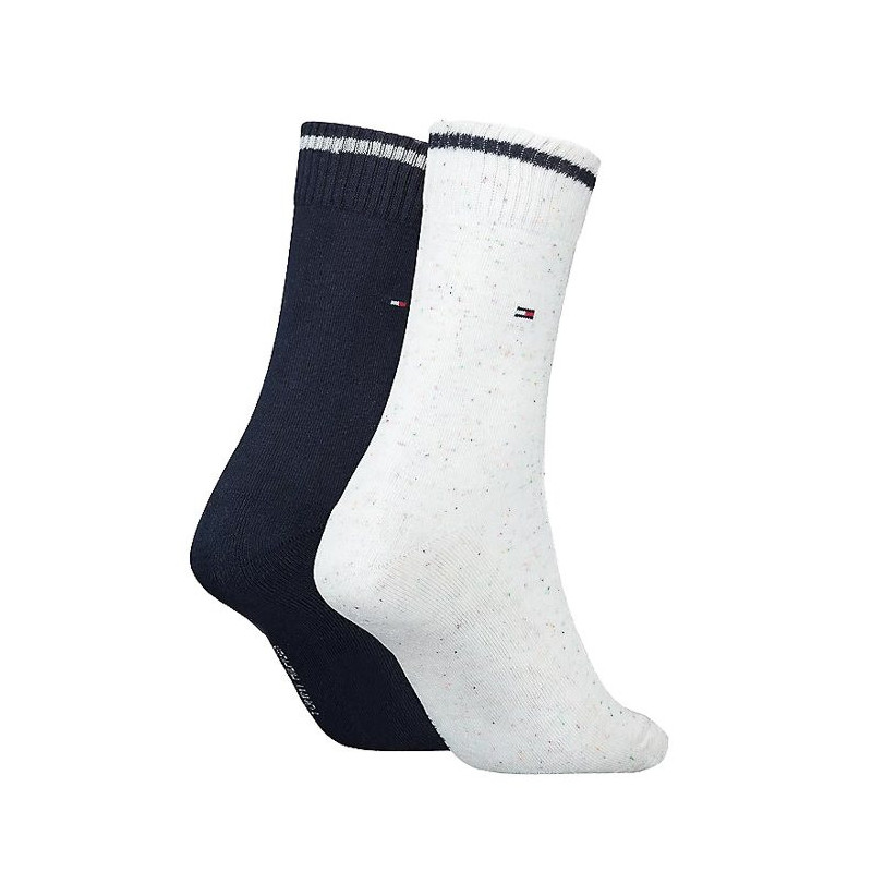 Tommy Hilfiger Th Women Sock 2P Neppy Gif White 701220710 001 039 (TH663-a) sokid