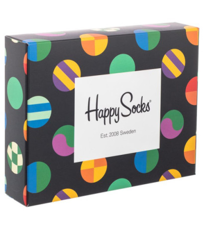 Happy Socks 2-Pack Flat Pack Clashing Dots POS0816 (HS14-a) piederums