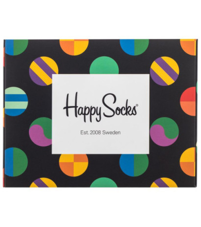 Happy Socks 2-Pack Flat Pack Clashing Dots POS0816 (HS14-a) tarvik