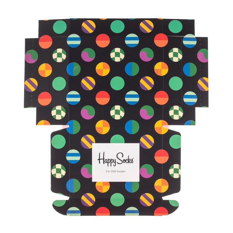 Happy Socks 2-Pack Flat Pack Clashing Dots POS0816 (HS14-a) tarvik