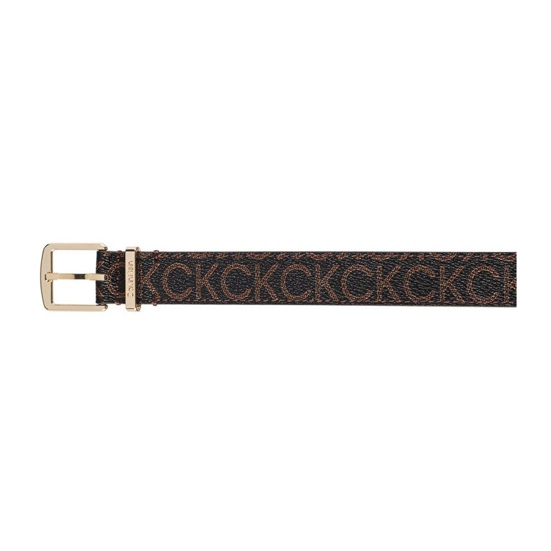 Calvin Klein CK Must Sqr Belt 25mm Mono K60K610384 0HD Brown Mono (CK186-a) josta