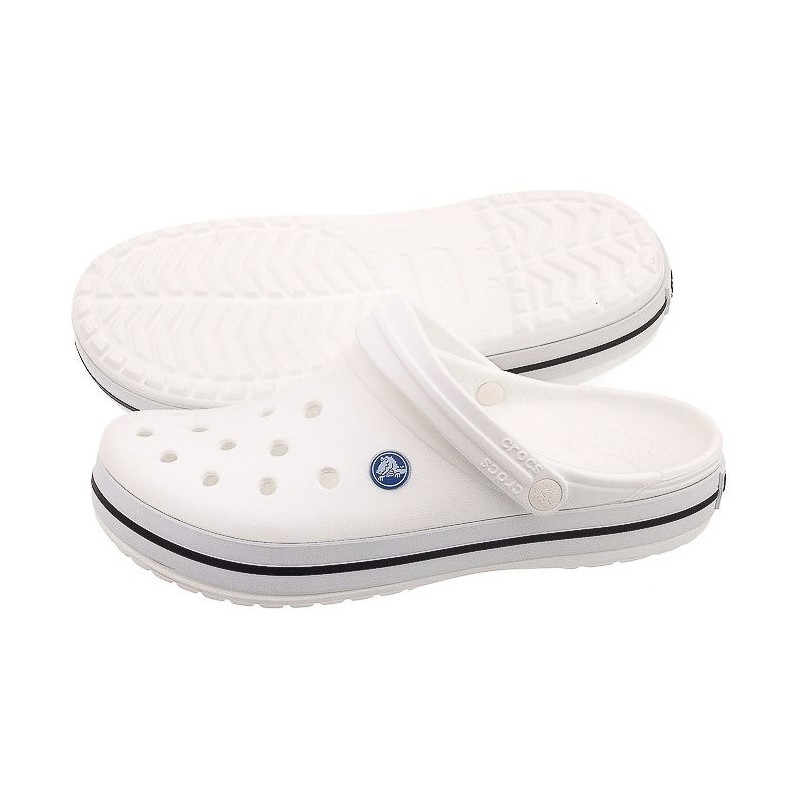 Crocs Crocband White 11016 (CR4-a) Moteriški batai/šlepetės