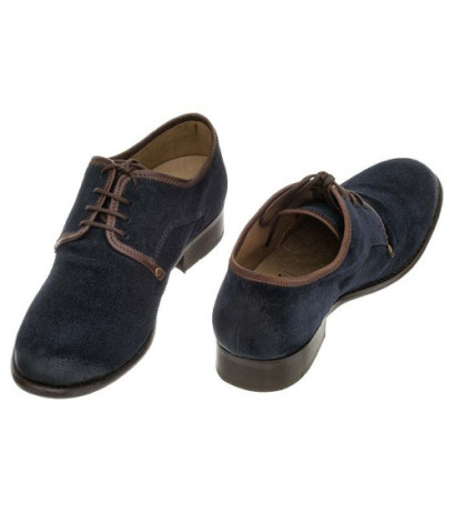 FLY London West Oil Suede Navy P141855009 (FL17-b) shoes