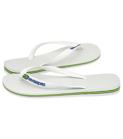 Havaianas Brasil Logo Branco White 4110850-0001 (HI1-f) apavi