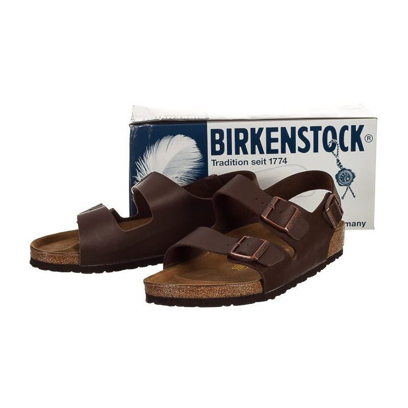 Birkenstock Milano Dark Brown 034701 (BK9-a) sandals