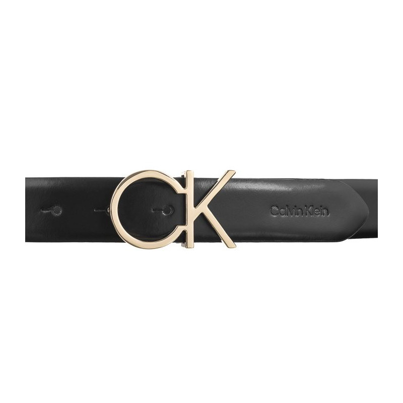 Calvin Klein Re-Lock CK Logo Belt 30mm K60K610157 BEH Black (CK505-a) josta