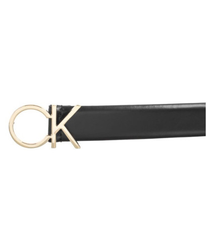 Calvin Klein Re-Lock CK Logo Belt 30mm K60K610157 BEH Black (CK505-a) josta