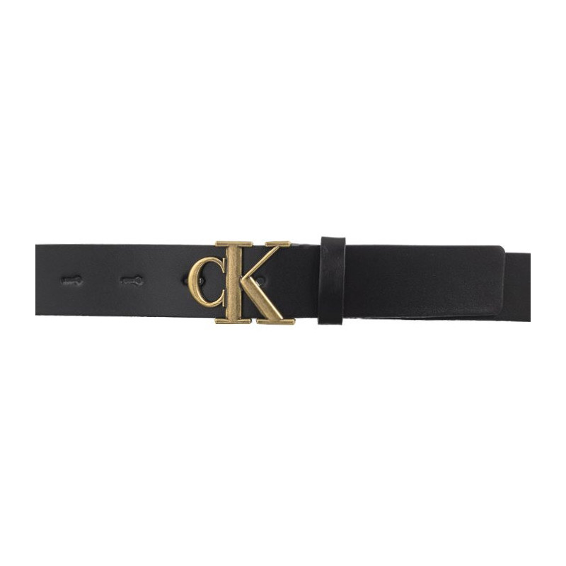 Calvin Klein Mono Plaque Lthr Belt 30mm Black K60K612289 BEH (CK532-a) josta