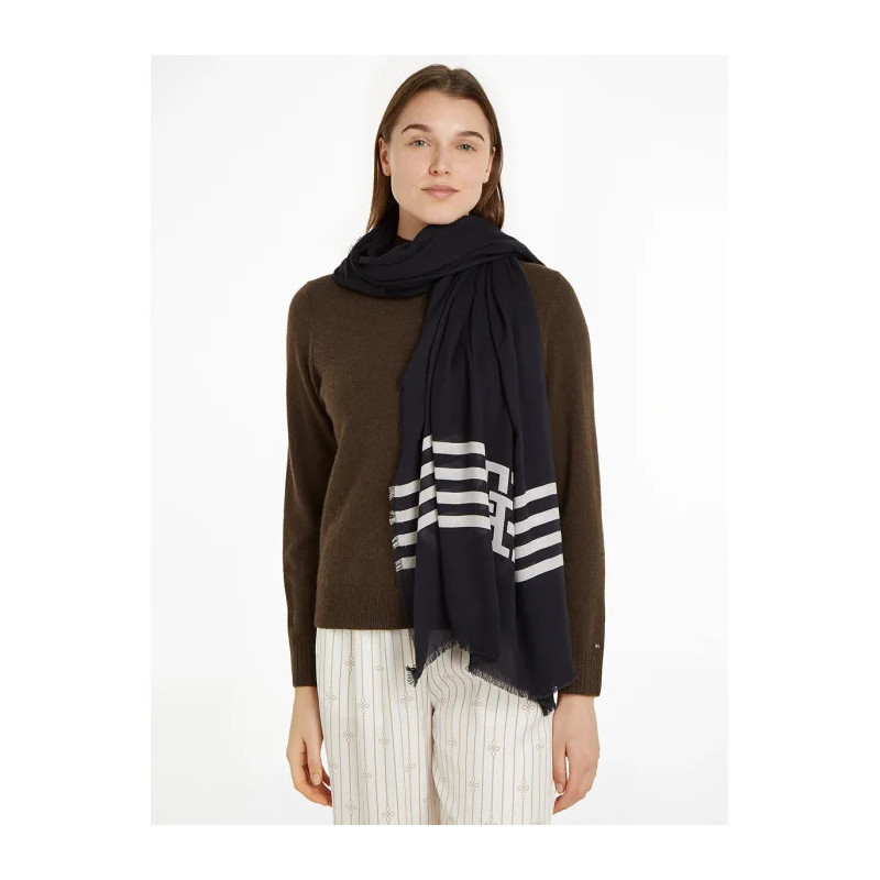 Tommy Hilfiger TH Naval Scarf AW0AW16644 DW6 (TH1187-a) accessory