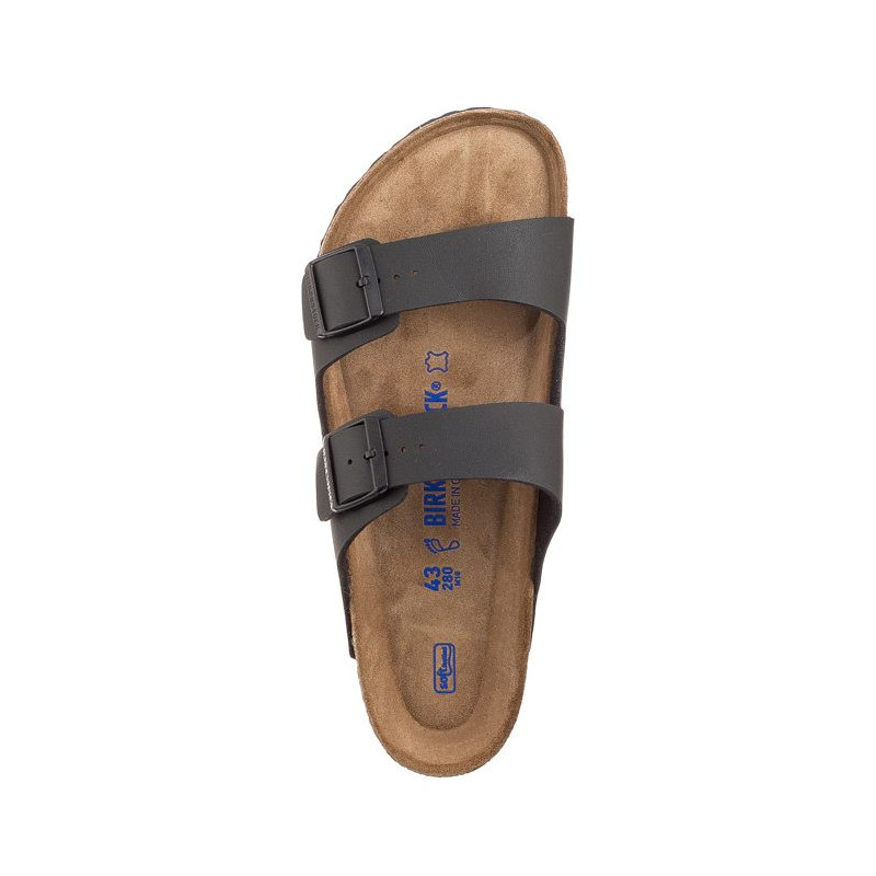Birkenstock Arizona BS Soft Footbed Black 0551251 (BK66-a) Moteriški batai/šlepetės