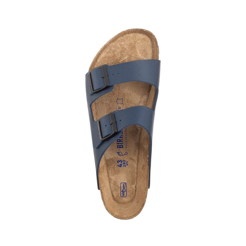 Birkenstock Arizona BS Soft Footbed Blue 051061 (BK66-b) Moteriški batai/šlepetės