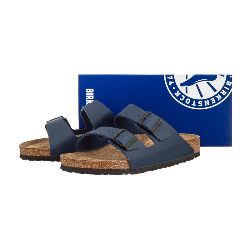 Birkenstock Arizona BS Soft Footbed Blue 051061 (BK66-b) Moteriški batai/šlepetės