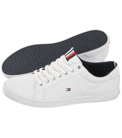 Tommy Hilfiger Iconic Long Lace Sneaker FM0FM01536-0K4 Triple White (TH112-d) tossud