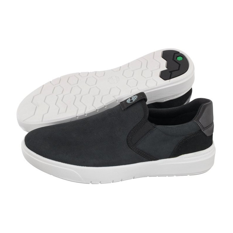 Timberland Seneca Bay Slip-On Black Nubuck 0A293A 015 (TI96-a) shoes