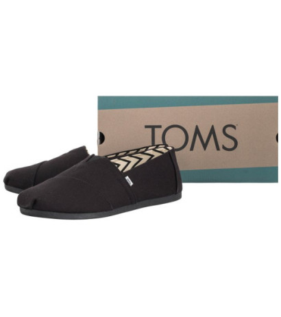Toms Alpargata Black/Black Recycled Cotton Canvas 10017670 (TS19-b) sportiniai bateliai 