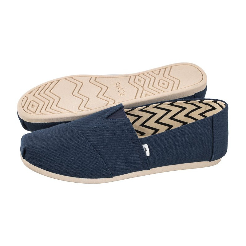 Toms Alpargata Navy Recycled Cotton Canvas 10017660 (TS19-c) tossud