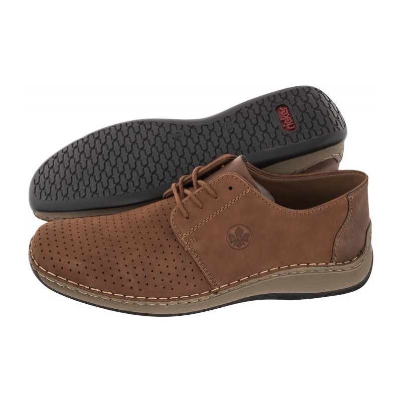 Rieker Brązowe 05226-24 Brown (RI20-a) apavi