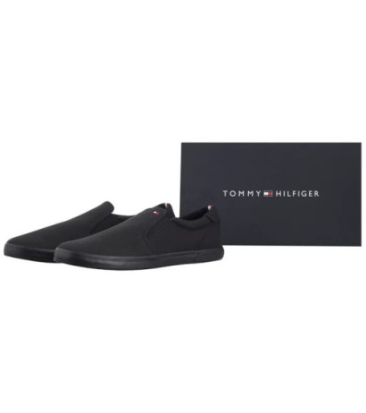 Tommy Hilfiger Iconic Slip On Sneaker FM0FM00597-0GK Triple Black (TH225-c) sportiniai bateliai 