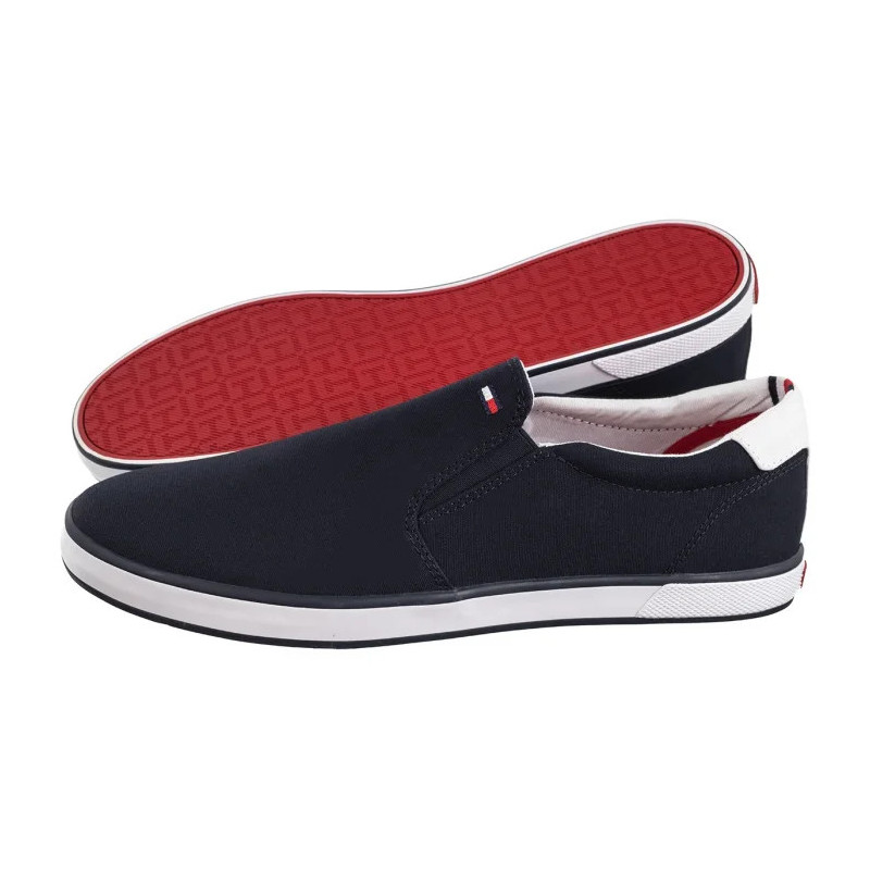 Tommy Hilfiger Iconic Slip On Sneaker FM0FM00597-403 Midnight (TH225-d) tossud