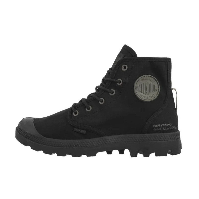 Palladium Pampa Hi Htg Supply Black 77356-001-M (PA99-c) kurpes