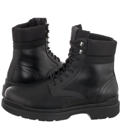 Calvin Klein Lace Up Boot Mix HM0HM00862 BEH Black (CK191-a) pārgājienu zābaki