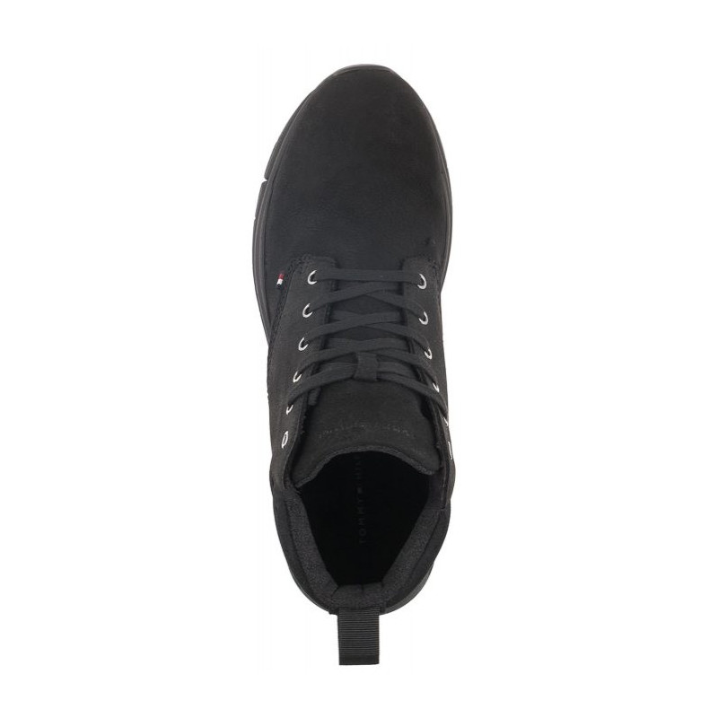 Tommy Hilfiger Warm Hilfiger Lth Hybrid Boot Black FM0FM04412 BDS (TH665-a) sporta apavi