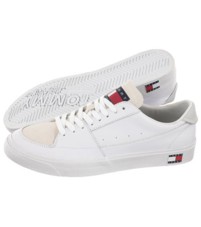 Tommy Hilfiger Tommy Jeans Vulcanized Ess White EM0EM01106 YBR (TH686-a) sports shoes