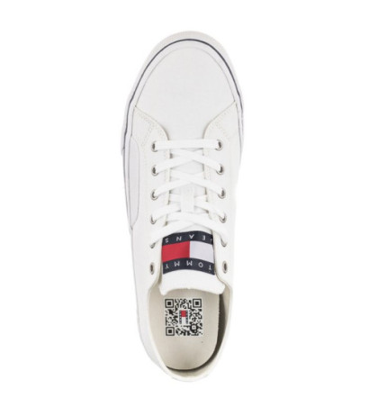 Tommy Hilfiger Tommy Jeans Skate Canvas Ess White EM0EM01175 YBR (TH696-a) sports shoes