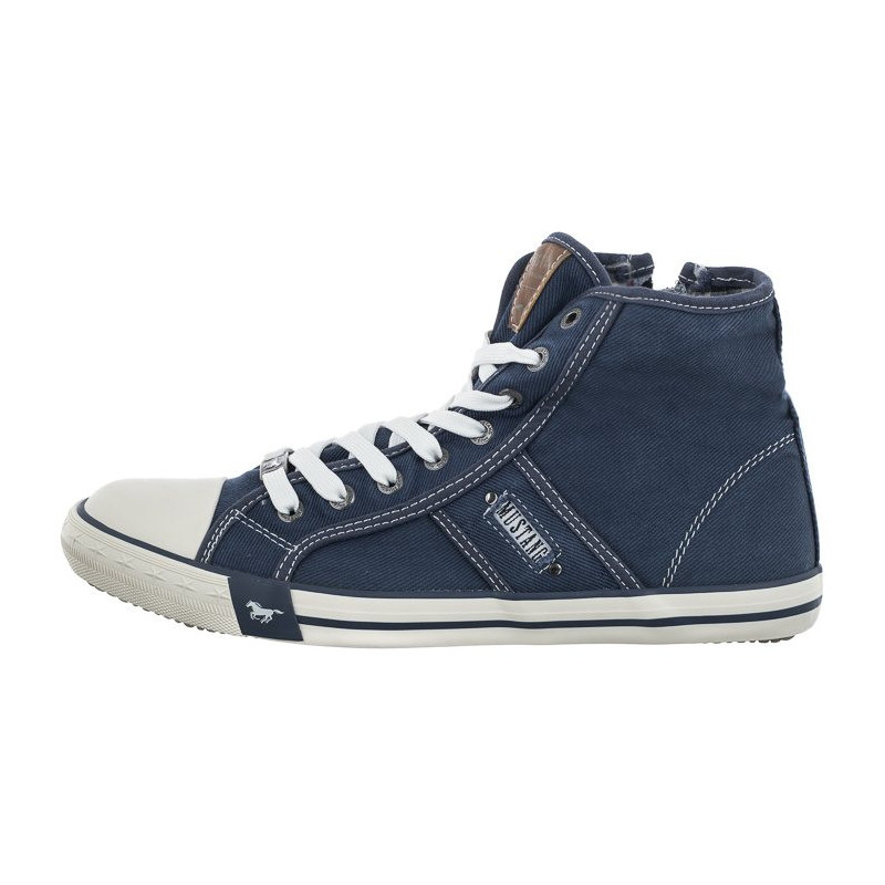 Mustang Ciemnoniebieskie 4058-505-841 (MU500-a) kurpes