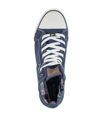 Mustang Ciemnoniebieskie 4058-505-841 (MU500-a) kurpes