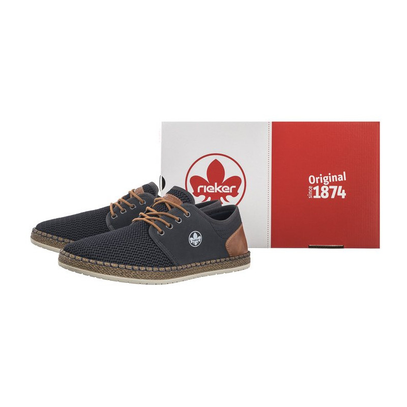 Rieker Granatowe B5249-14 (RI95-a) kingad