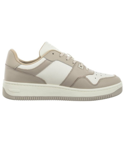 Tommy Hilfiger Tommy Jeans Basket Leather Classic Beige EM0EM01165 ACI (TH762-a) sporta apavi