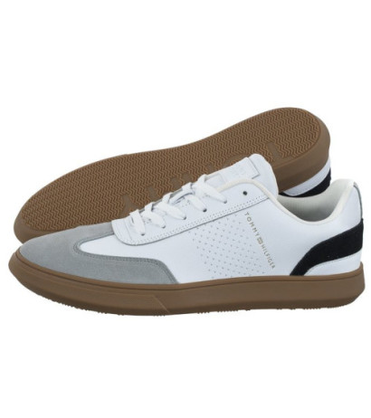 Tommy Hilfiger Corporate Seasonal Cup Leather White FM0FM04491 YBS (TH781-a) apavi