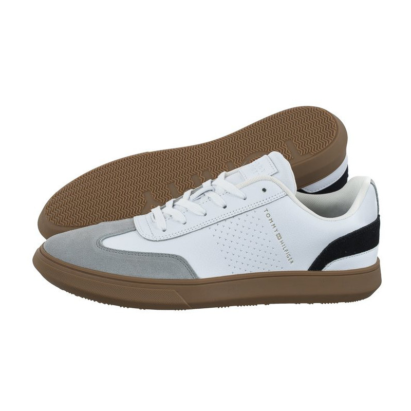 Tommy Hilfiger Corporate Seasonal Cup Leather White FM0FM04491 YBS (TH781-a) apavi