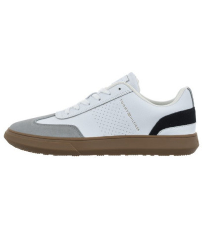 Tommy Hilfiger Corporate Seasonal Cup Leather White FM0FM04491 YBS (TH781-a) batai