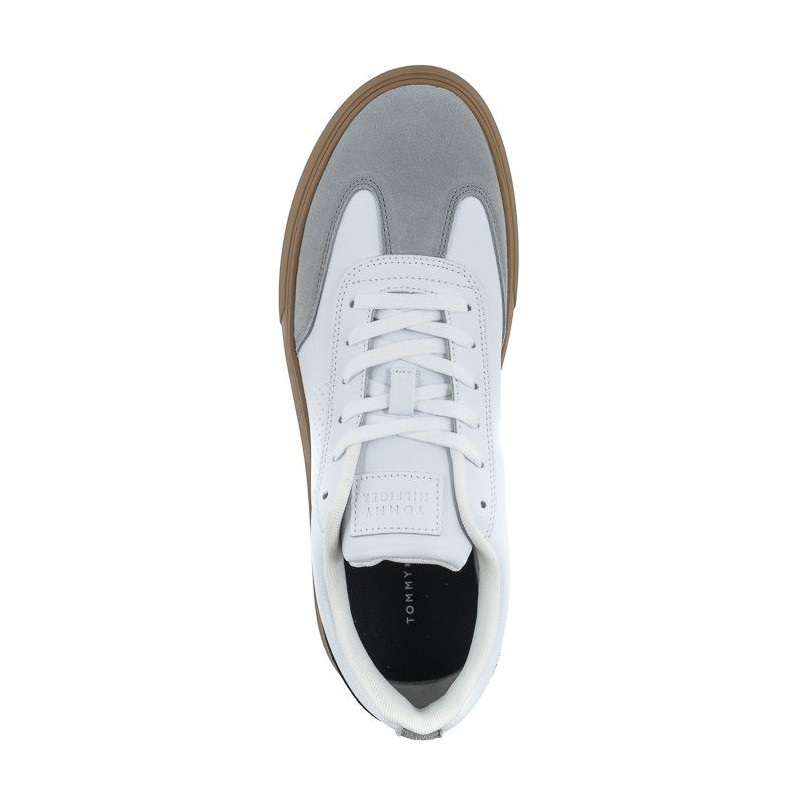 Tommy Hilfiger Corporate Seasonal Cup Leather White FM0FM04491 YBS (TH781-a) shoes