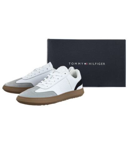 Tommy Hilfiger Corporate Seasonal Cup Leather White FM0FM04491 YBS (TH781-a) batai