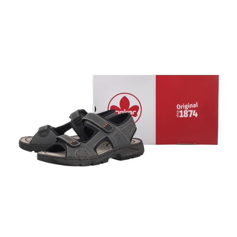 Rieker Szare 26156-47 Grey (RI104-c) sandales