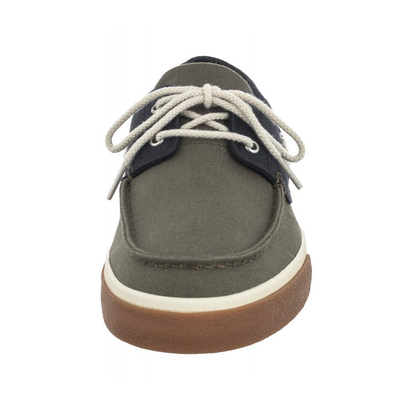 Timberland Union Wharf 2.0 Ek+Boat Shoe Dark Green Canvas 0A2CBR A58 (TI113-a) batai