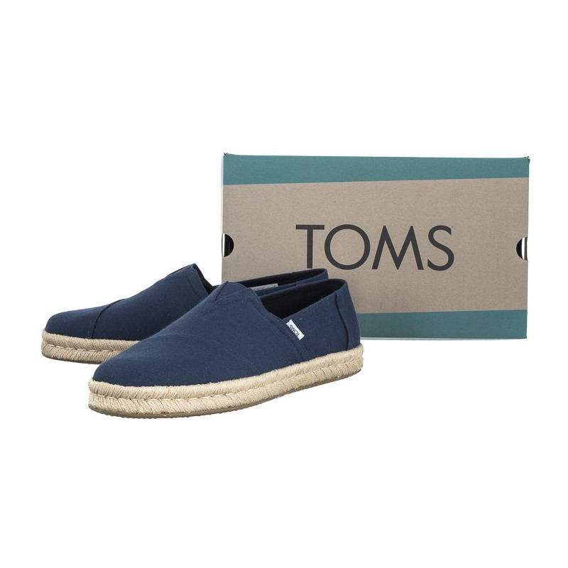 Toms Alp Rope 2.0 Navy Recycled Cotton Slubby Woven 10019870 (TS38-a) čības