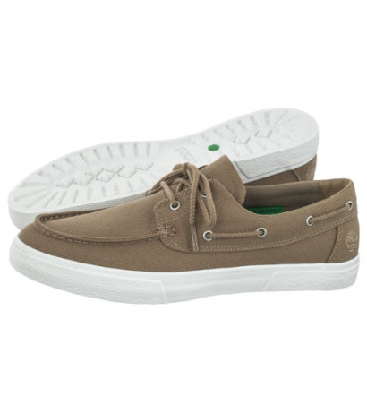 Timberland Union Wharf 2.0 Ek+Boat Shoe Medium Beige Canvas 0A5U4S DR0 (TI117-a) batai