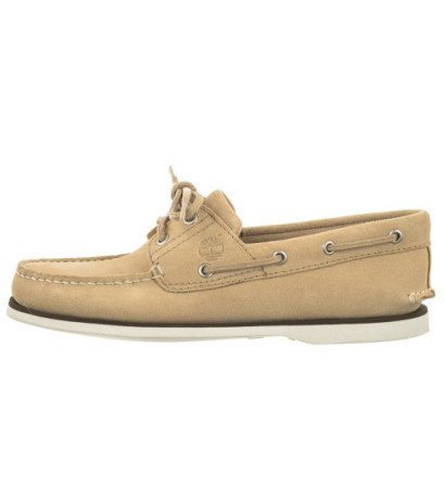 Timberland Classic Boat Boat Shoe Light Beige Suede 0A5QRR DQ9 (TI121-a) apavi