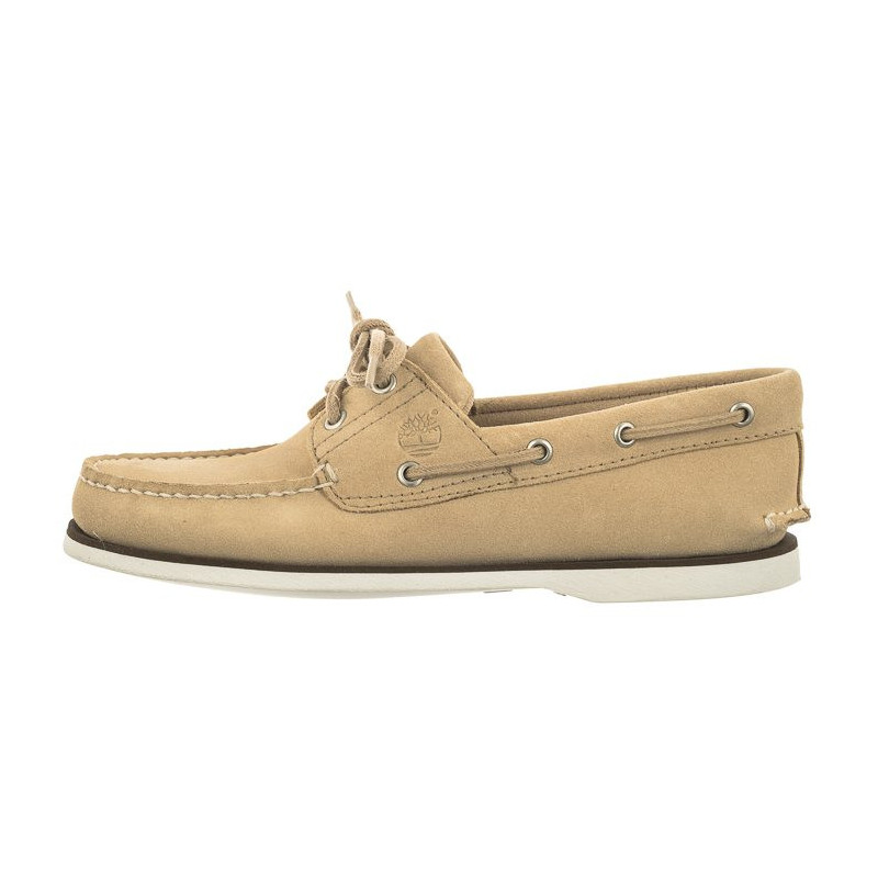 Timberland Classic Boat Boat Shoe Light Beige Suede 0A5QRR DQ9 (TI121-a) apavi