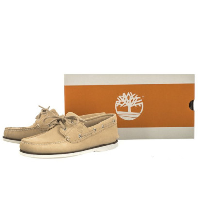 Timberland Classic Boat Boat Shoe Light Beige Suede 0A5QRR DQ9 (TI121-a) apavi
