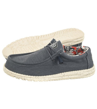 Hey Dude Wally Stretch Canvas Blue 40022-425 (HY13-a) shoes