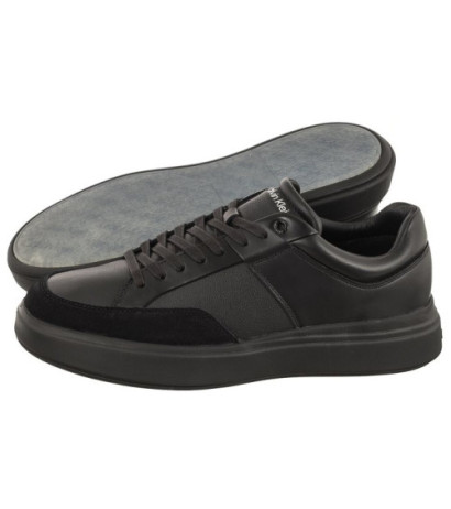 Calvin Klein Low Top Lace Up Lth Triple Black HM0HM01047 0GJ (CK313-a) sporta apavi