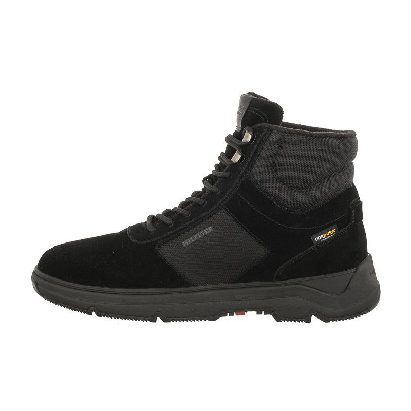Tommy Hilfiger Core W Mix Cordura Hybrid Boot Black FM0FM04807 BDS (TH857-a) apavi