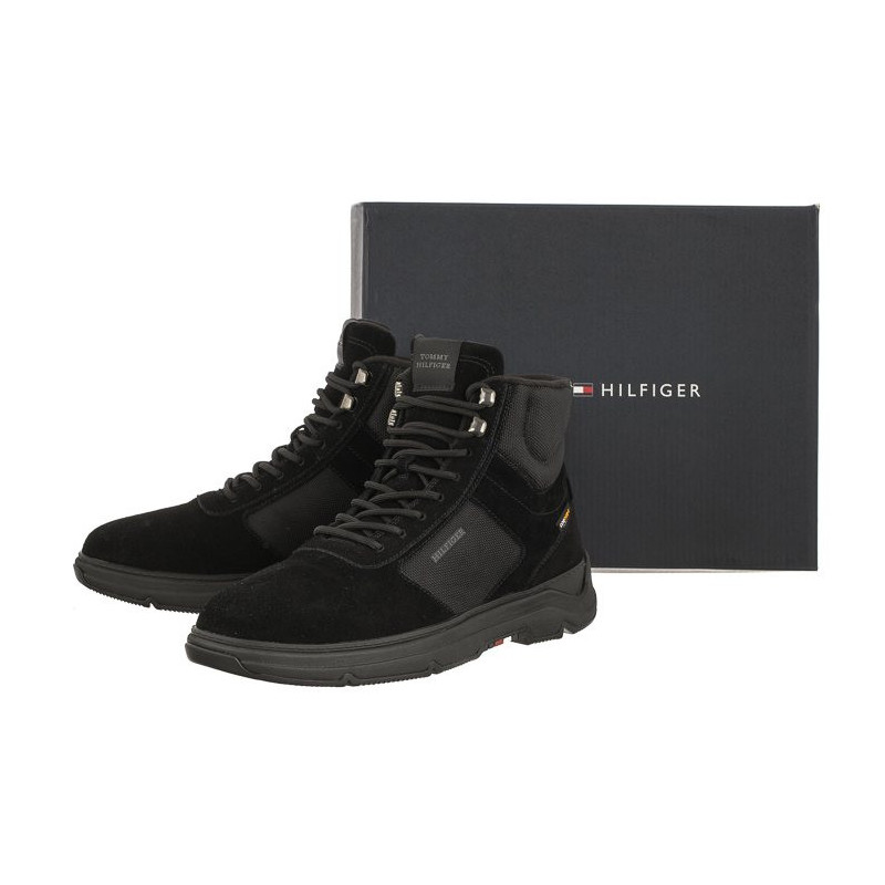 Tommy Hilfiger Core W Mix Cordura Hybrid Boot Black FM0FM04807 BDS (TH857-a) batai
